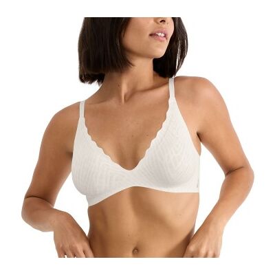 Sloggi BH ZERO Feel Bliss Push-Up Bra Weiß L+ Damen Sloggi BH ZERO Feel Bliss Push-Up Bra Weiß L+ Damen