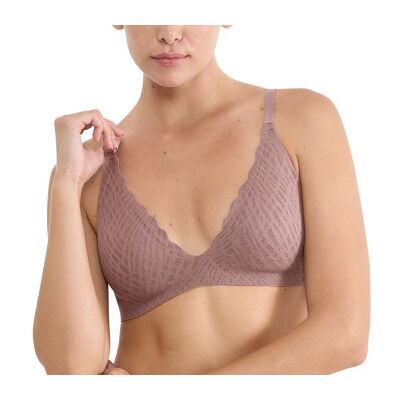 Sloggi BH ZERO Feel Bliss Push-Up Bra Braun S+ Damen Sloggi BH ZERO Feel Bliss Push-Up Bra Braun S+ Damen