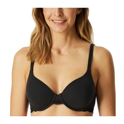 Schiesser BH Unique Cotton Wired Bra Schwarz Baumwolle A 80 Damen Schiesser BH Unique Cotton Wired Bra Schwarz Baumwolle A 80 Damen