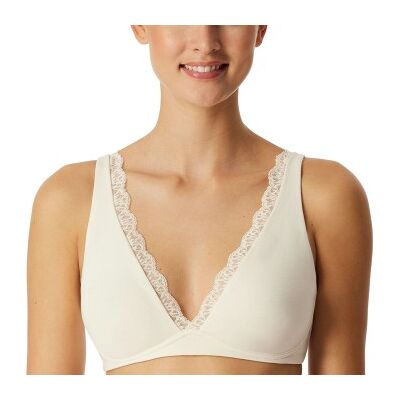 Schiesser BH Unique Cotton Soft Bra With Lace Crème Baumwolle C 80 Damen Schiesser BH Unique Cotton Soft Bra With Lace Crème Baumwolle C 80 Damen