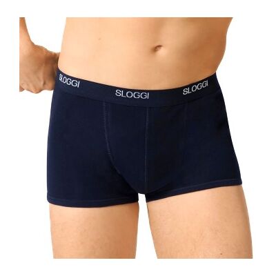 Sloggi For Men Basic Shorts Marine Baumwolle Large Herren Sloggi For Men Basic Shorts Marine Baumwolle Large Herren