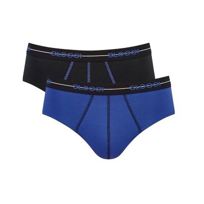 Sloggi 2P For Men Start Midi Marine/Blau Baumwolle Large Herren Sloggi 2P For Men Start Midi Marine/Blau Baumwolle Large Herren