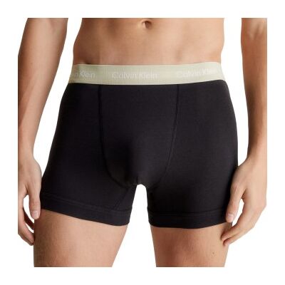 Calvin Klein 3P Cotton Stretch Trunks Schwarz/Braun Baumwolle Large Herren Calvin Klein 3P Cotton Stretch Trunks Schwarz/Braun Baumwolle Large Herren