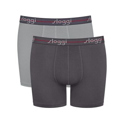Sloggi 2P Men Start Short C2P Schwarz/Grau Baumwolle X-Large Herren Sloggi 2P Men Start Short C2P Schwarz/Grau Baumwolle X-Large Herren