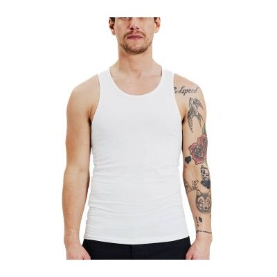 Bread & Boxers Bread and Boxers Men Tanks 2P Weiß Ökologische Baumwolle Small Herren Bread & Boxers Bread and Boxers Men Tanks 2P Weiß Ökologische Baumwolle Small Herren