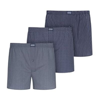 Jockey 3P Woven Soft Poplin Boxer Shorts Marine Baumwolle XX-Large Herren Jockey 3P Woven Soft Poplin Boxer Shorts Marine Baumwolle XX-Large Herren