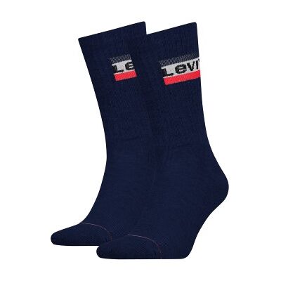 Levis 2P Sport Regular Cut Sock Dunkelblau Gr 39/42 Levis 2P Sport Regular Cut Sock Dunkelblau Gr 39/42