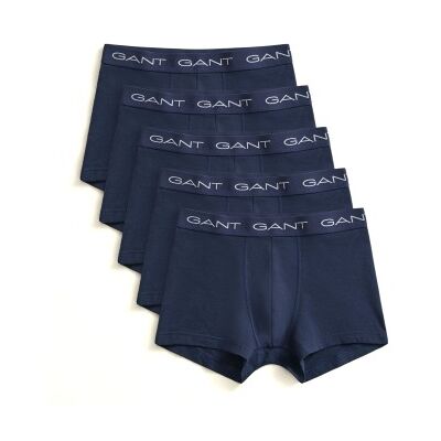 Gant 5P Basic Trunks Marine/Blau Baumwolle XX-Large Herren Gant 5P Basic Trunks Marine/Blau Baumwolle XX-Large Herren