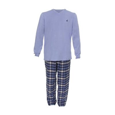 Jockey USA Originals Mix Pyjama Blau Baumwolle Large Herren Jockey USA Originals Mix Pyjama Blau Baumwolle Large Herren