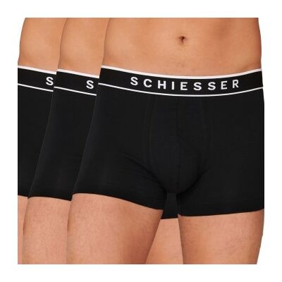 Schiesser 3P 95-5 Organic Cotton Rio Boxer Schwarz Baumwolle XX-Large Herren Schiesser 3P 95-5 Organic Cotton Rio Boxer Schwarz Baumwolle XX-Large Herren