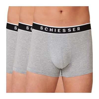 Schiesser 3P 95-5 Organic Cotton Rio Boxer Grau Baumwolle XX-Large Herren Schiesser 3P 95-5 Organic Cotton Rio Boxer Grau Baumwolle XX-Large Herren