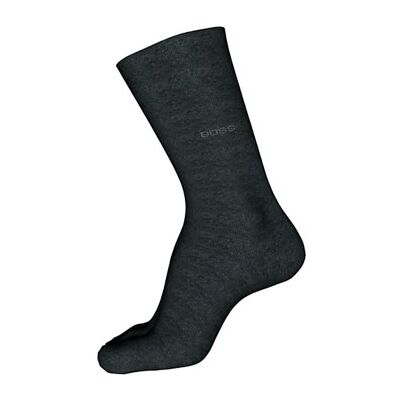 BOSS Business Mercerized Cotton George Finest Sock Dunkelgrau mercerisierte Baumwolle Gr 47/48 Herren BOSS Business Mercerized Cotton George Finest Sock Dunkelgrau mercerisierte Baumwolle Gr 47/48 Herren
