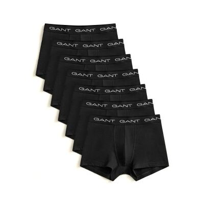 Gant 7P Basic Cotton Boxer Trunks Schwarz Baumwolle Large Herren Gant 7P Basic Cotton Boxer Trunks Schwarz Baumwolle Large Herren