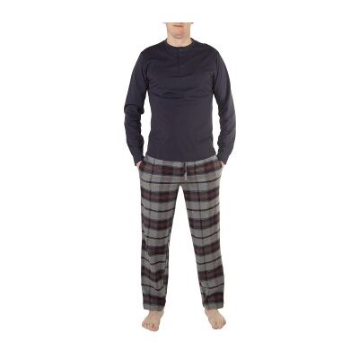 Jockey Pyjama 11 Mix Cotton Blau/Grau Baumwolle Small Herren Jockey Pyjama 11 Mix Cotton Blau/Grau Baumwolle Small Herren