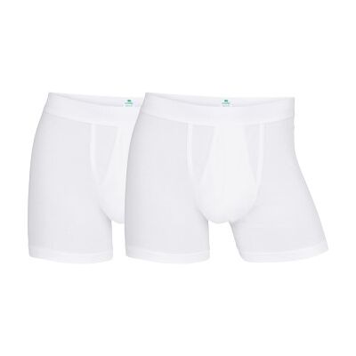 Dovre 2P Organic Cotton Boxer With Fly Weiß Ökologische Baumwolle Small Herren Dovre 2P Organic Cotton Boxer With Fly Weiß Ökologische Baumwolle Small Herren