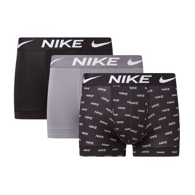 Nike 3P Everyday Essentials Micro Trunks Grau/Schwarz Nylon X-Large Herren Nike 3P Everyday Essentials Micro Trunks Grau/Schwarz Nylon X-Large Herren