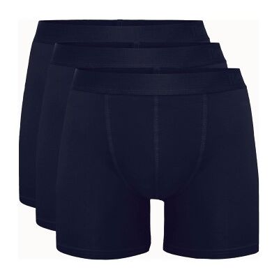 Resteröds 3P Bamboo Boxer Long leg Marine Medium Herren Resteröds 3P Bamboo Boxer Long leg Marine Medium Herren