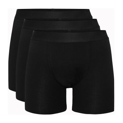 Resteröds 3P Bamboo Boxer Long leg Schwarz Medium Herren Resteröds 3P Bamboo Boxer Long leg Schwarz Medium Herren