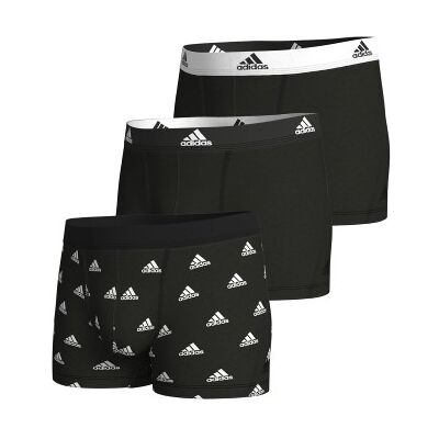 adidas 3P Active Flex Cotton Trunk Schwarz gemustert Baumwolle Large Herren adidas 3P Active Flex Cotton Trunk Schwarz gemustert Baumwolle Large Herren
