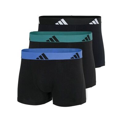 adidas 3P Active Flex Cotton Trunk Blaugrün Baumwolle XX-Large Herren adidas 3P Active Flex Cotton Trunk Blaugrün Baumwolle XX-Large Herren