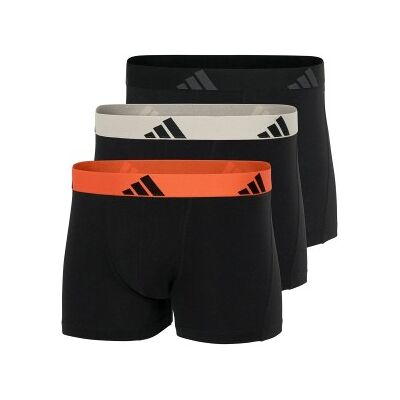 adidas 3P Active Flex Cotton Trunk Orange/Schwarz Baumwolle Medium Herren adidas 3P Active Flex Cotton Trunk Orange/Schwarz Baumwolle Medium Herren