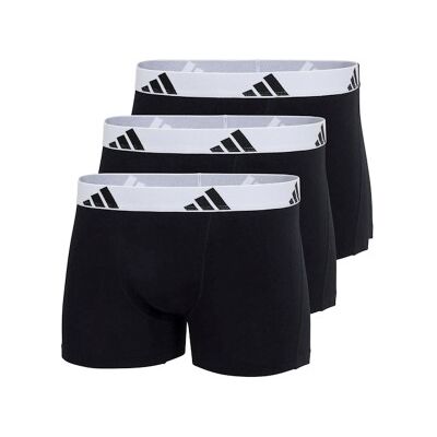 adidas 3P Active Flex Cotton Trunk Weiß/Schwarz Baumwolle Small Herren adidas 3P Active Flex Cotton Trunk Weiß/Schwarz Baumwolle Small Herren