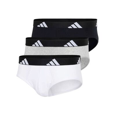 adidas 3P Active Flex Cotton Brief 314 Weiß/Grau Baumwolle X-Large Herren adidas 3P Active Flex Cotton Brief 314 Weiß/Grau Baumwolle X-Large Herren