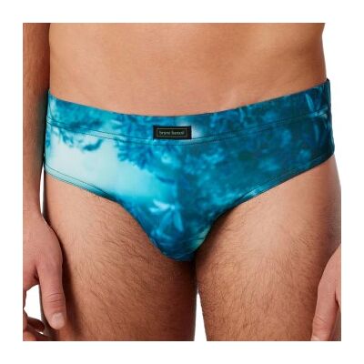 Bruno Banani Florestsense Sportslip Brief Grün gemustert Polyester XX-Large Herren Bruno Banani Florestsense Sportslip Brief Grün gemustert Polyester XX-Large Herren