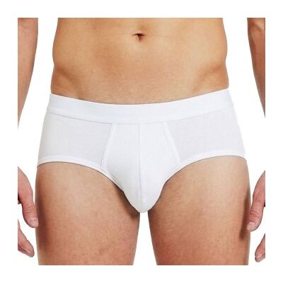 Bread & Boxers Bread and Boxers Brief Multi 3P Weiß Ökologische Baumwolle X-Large Herren Bread & Boxers Bread and Boxers Brief Multi 3P Weiß Ökologische Baumwolle X-Large Herren