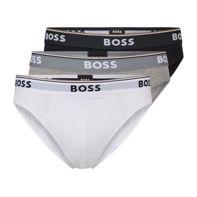 BOSS 3P Power Brief Schwarz/Weiß Baumwolle X-Large Herren BOSS 3P Power Brief Schwarz/Weiß Baumwolle X-Large Herren