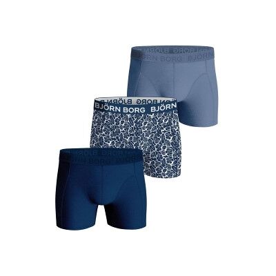 Björn Borg 3P Cotton Stretch Boxer 1721 Blau Baumwolle X-Large Herren Björn Borg 3P Cotton Stretch Boxer 1721 Blau Baumwolle X-Large Herren