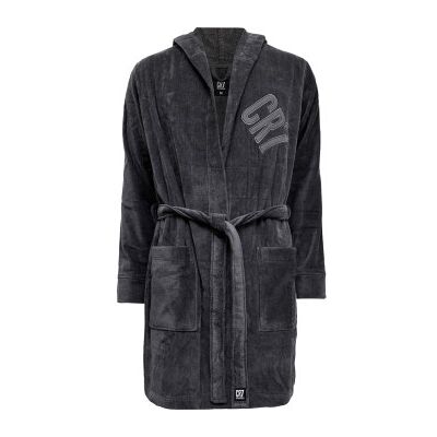CR7 Cristiano Ronaldo Cotton Bathrobe Grau Baumwolle X-Large Herren CR7 Cristiano Ronaldo Cotton Bathrobe Grau Baumwolle X-Large Herren