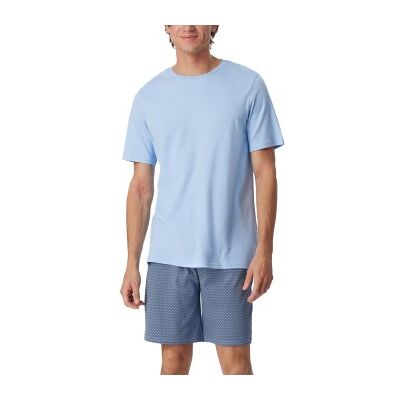 Schiesser Fine Interlock Short Pyjamas Hellblau Baumwolle 46 Herren Schiesser Fine Interlock Short Pyjamas Hellblau Baumwolle 46 Herren
