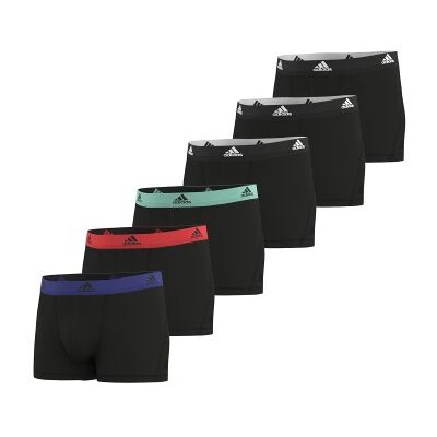 adidas 6P Active Flex Cotton Trunks Schwarz Baumwolle Large Herren adidas 6P Active Flex Cotton Trunks Schwarz Baumwolle Large Herren