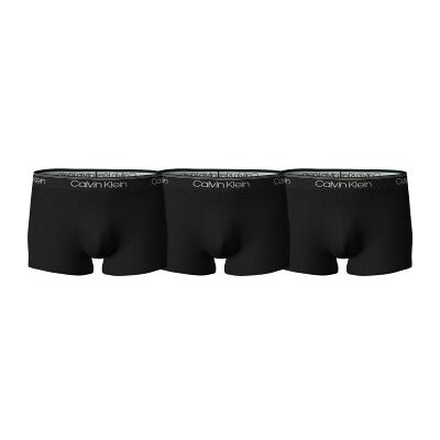 Calvin Klein 3P Micro Stretch Low Rise Trunk Schwarz Polyester X-Large Herren Calvin Klein 3P Micro Stretch Low Rise Trunk Schwarz Polyester X-Large Herren