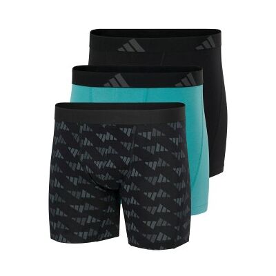 adidas 3P Active Flex Cotton Boxer Brief Schwarz/Grau Baumwolle Small Herren adidas 3P Active Flex Cotton Boxer Brief Schwarz/Grau Baumwolle Small Herren