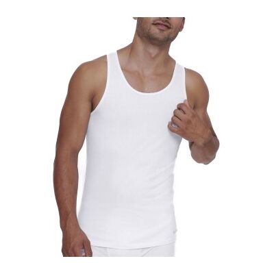 Sloggi 2P Men GO ABC 2 0 Tank Top Weiß Baumwolle X-Small Herren Sloggi 2P Men GO ABC 2 0 Tank Top Weiß Baumwolle X-Small Herren