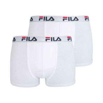 FILA 2P Urban Boxers Weiß Baumwolle X-Large Herren FILA 2P Urban Boxers Weiß Baumwolle X-Large Herren