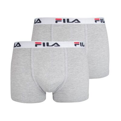 FILA 2P Urban Boxers Grau Baumwolle Medium Herren FILA 2P Urban Boxers Grau Baumwolle Medium Herren