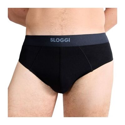 Sloggi 2P Men Ever Ease Brief Schwarz Baumwolle Large Herren Sloggi 2P Men Ever Ease Brief Schwarz Baumwolle Large Herren