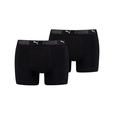 Puma 2P Sport Cotton Boxers Schwarz Baumwolle Medium Herren Puma 2P Sport Cotton Boxers Schwarz Baumwolle Medium Herren