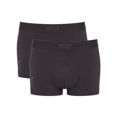 Sloggi 2P SLG Base Trunk Dunkelgrau Baumwolle Medium Herren Sloggi 2P SLG Base Trunk Dunkelgrau Baumwolle Medium Herren