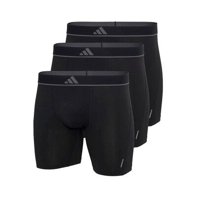 adidas 3P Active Micro Flex Boxer Brief Schwarz Polyester X-Large Herren adidas 3P Active Micro Flex Boxer Brief Schwarz Polyester X-Large Herren