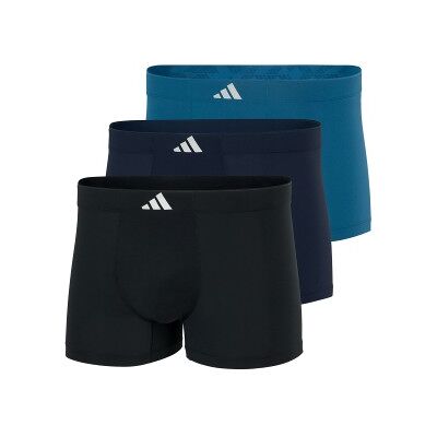 adidas 3P Active Micro Tech Trunks Marine/Blau Polyester Large Herren adidas 3P Active Micro Tech Trunks Marine/Blau Polyester Large Herren