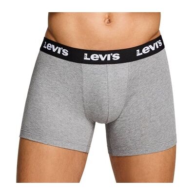 Levis 2P Repeat Logo Boxer Brief Grau Baumwolle XX-Large Herren Levis 2P Repeat Logo Boxer Brief Grau Baumwolle XX-Large Herren