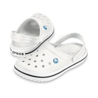Crocs Crocband Unisex Weiß US M11 (EU 45-46) Crocs Crocband Unisex Weiß US M11 (EU 45-46)