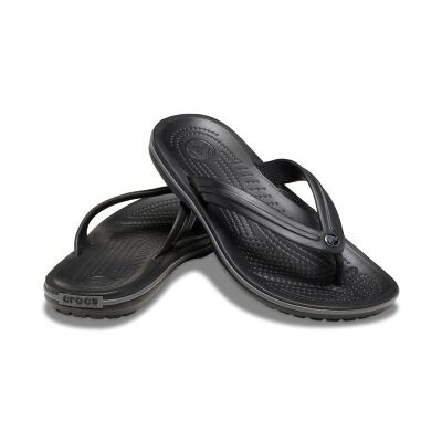 Crocs Crocband Flip Unisex Schwarz US M10/W12 (EU 43-44) Crocs Crocband Flip Unisex Schwarz US M10/W12 (EU 43-44)