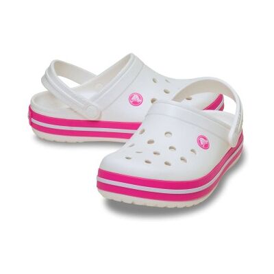 Crocs Crocband Clog Kids Rosa/Weiß US J2 (EU 33-34) Kinder Crocs Crocband Clog Kids Rosa/Weiß US J2 (EU 33-34) Kinder