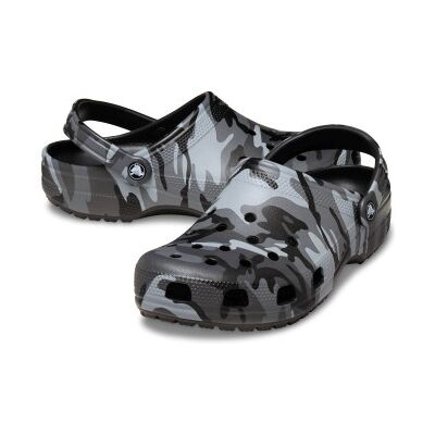 Crocs Classic Camo Clog Unisex Schwarz US M12 (EU 46-47) Crocs Classic Camo Clog Unisex Schwarz US M12 (EU 46-47)