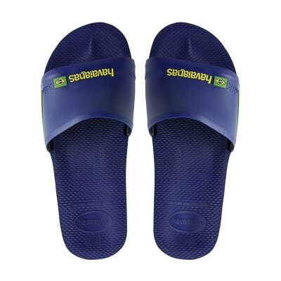 Havaianas Brasil Slide Dunkelblau Gr 37/38 Herren Havaianas Brasil Slide Dunkelblau Gr 37/38 Herren